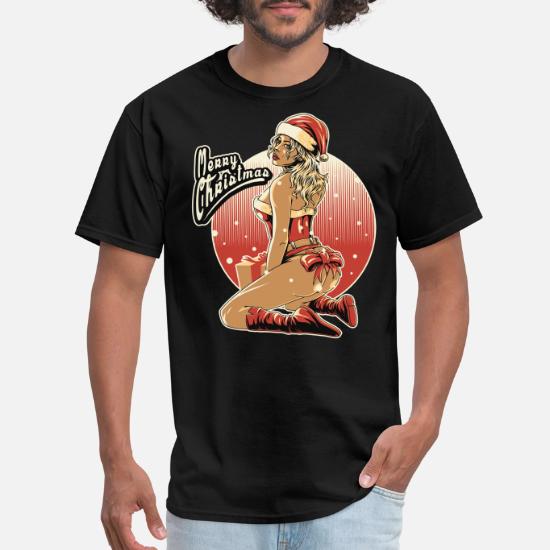 Merry Christmas Sexy Santa Girl' Men's 